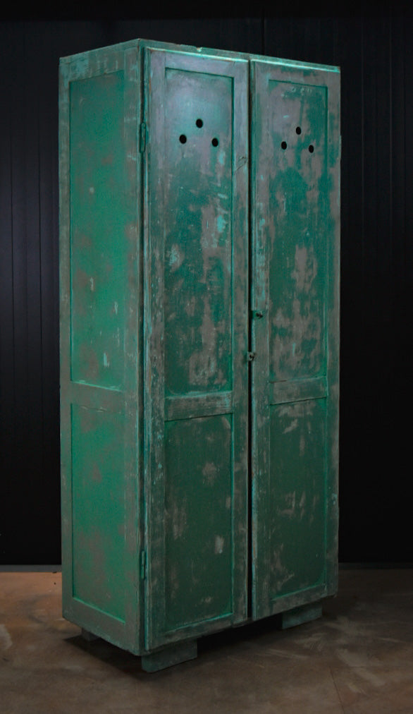 Wooden industrial lockers