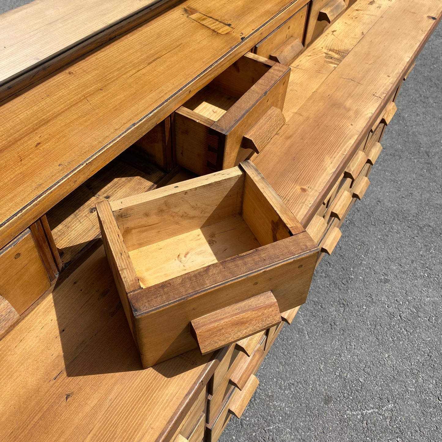 Vintage Apothecary bank of drawers / cupboard