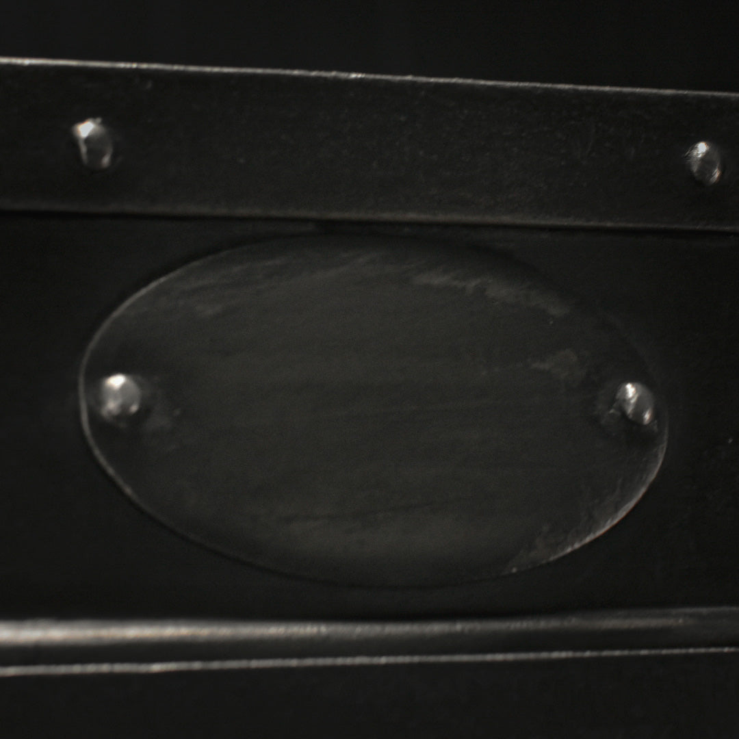Antique XIX century steel industrial locker