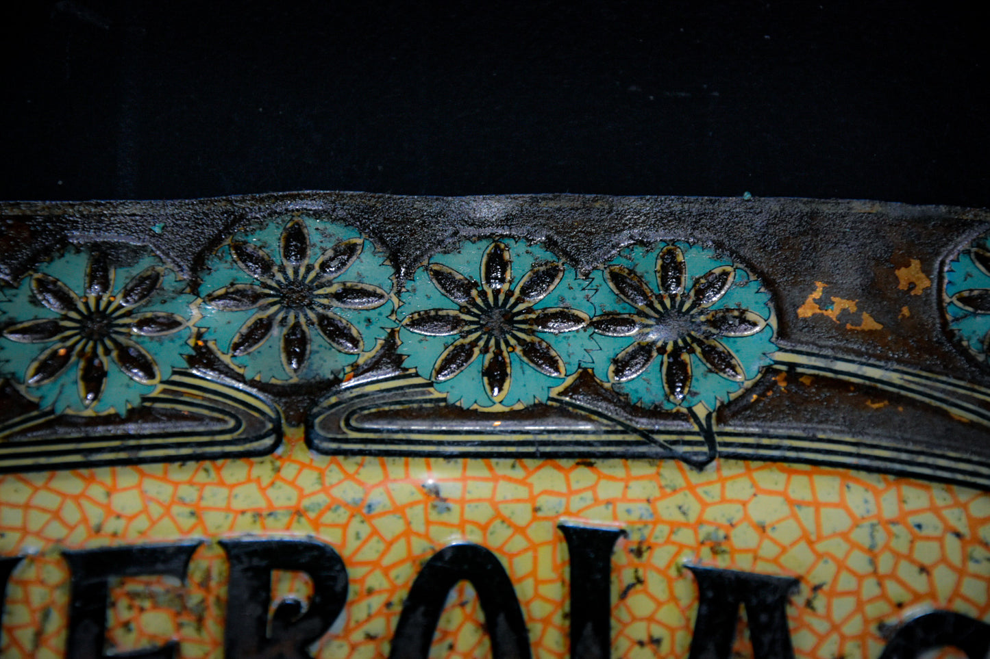 Embossed enamel ALFA LAVAL poster