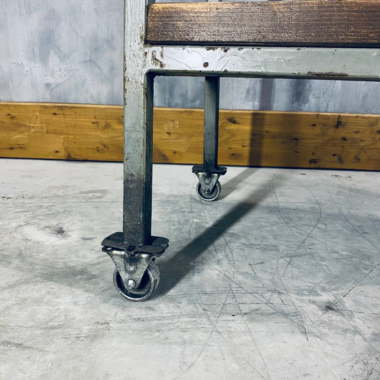 Clothes rack from old sport school.