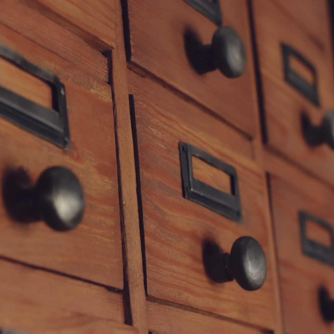 Filing cabinet from old library in Prague