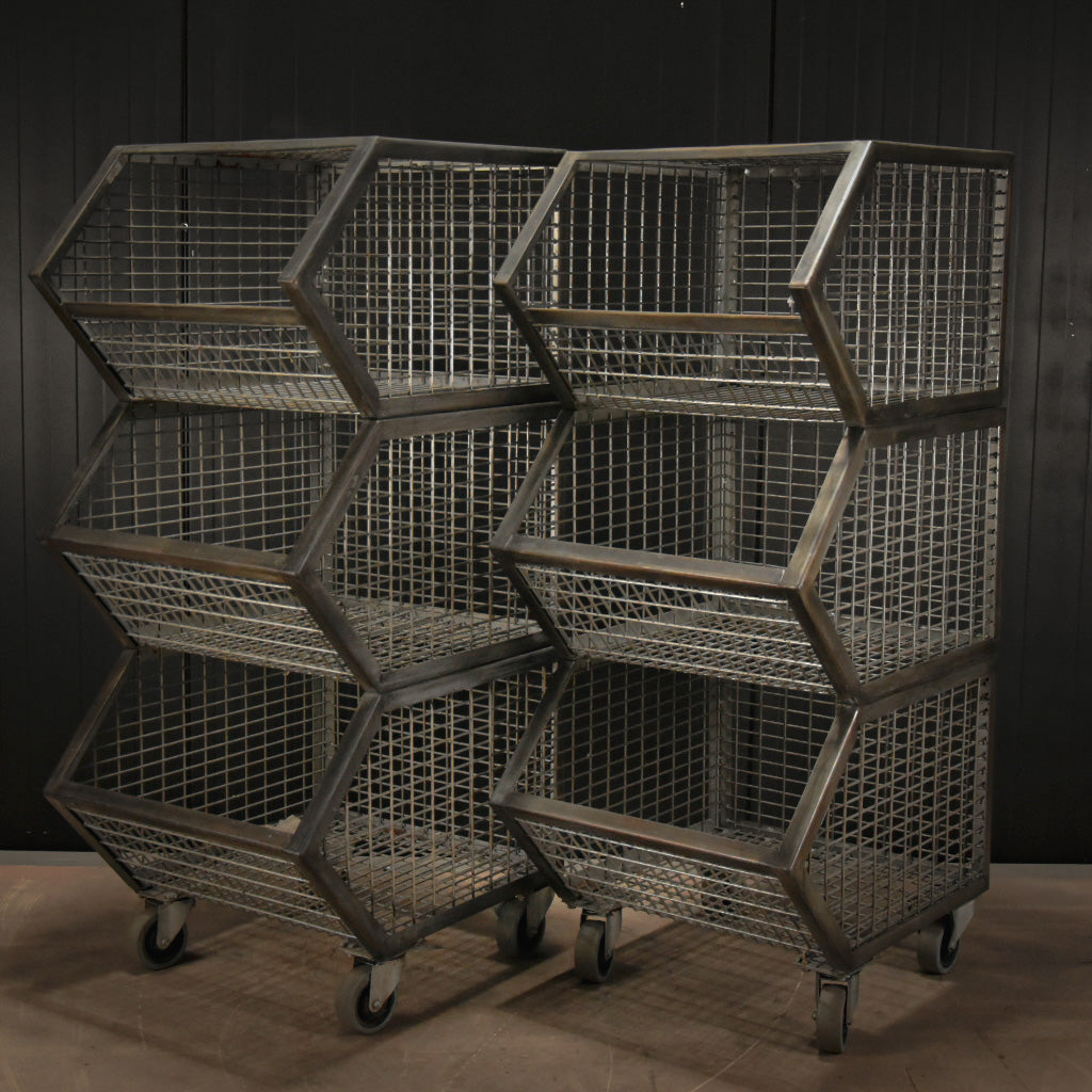 Heavy duty basket/shelving rack/carts
