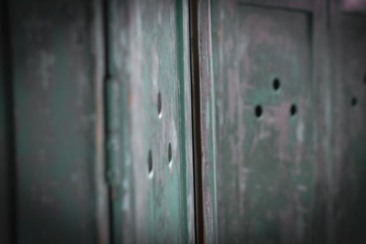 Wooden industrial lockers