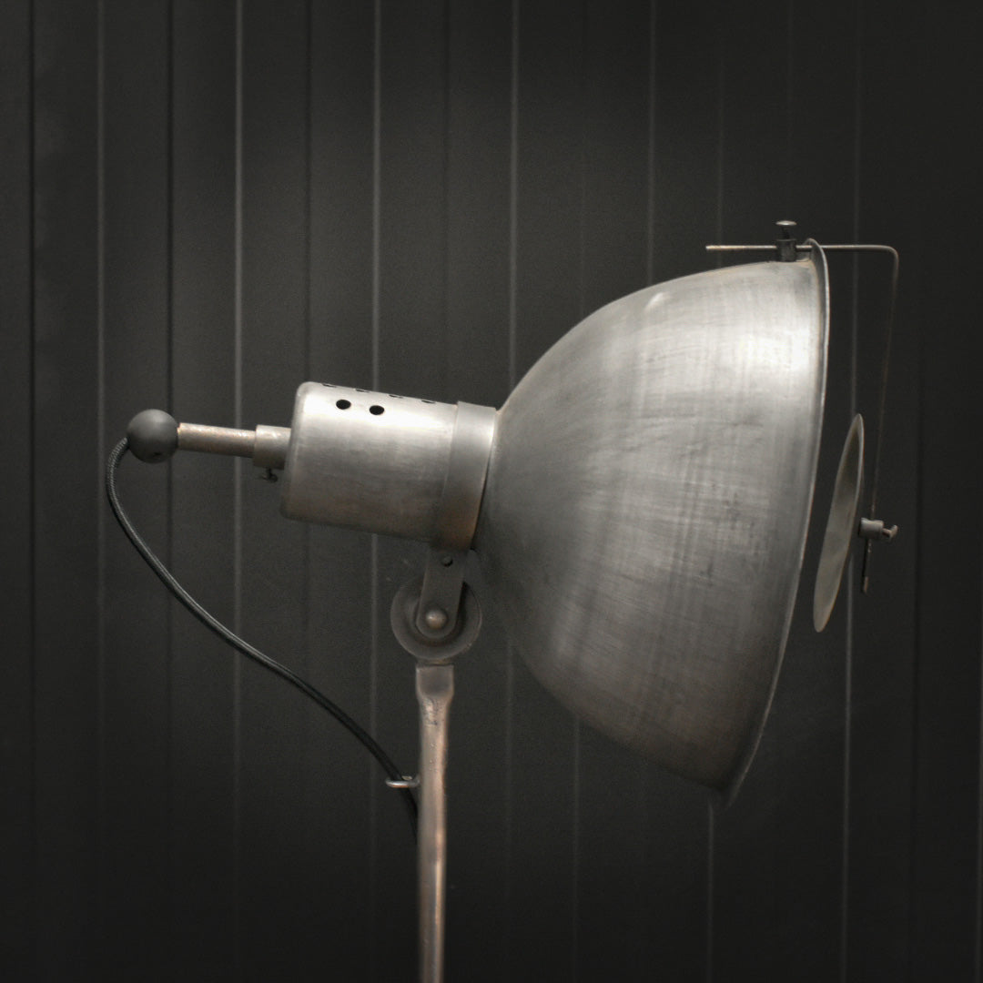 Pair of genuine tall scoop studio lamps
