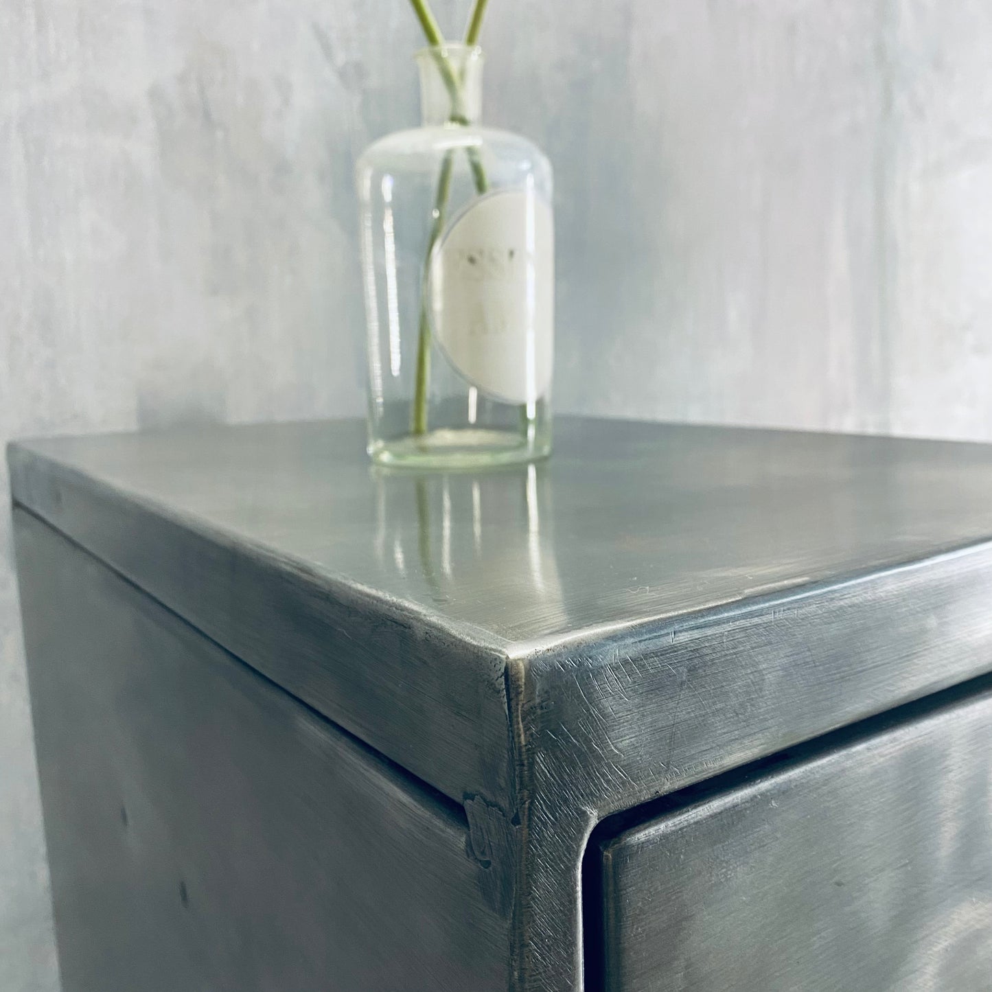 Metal industrial filing cabinet