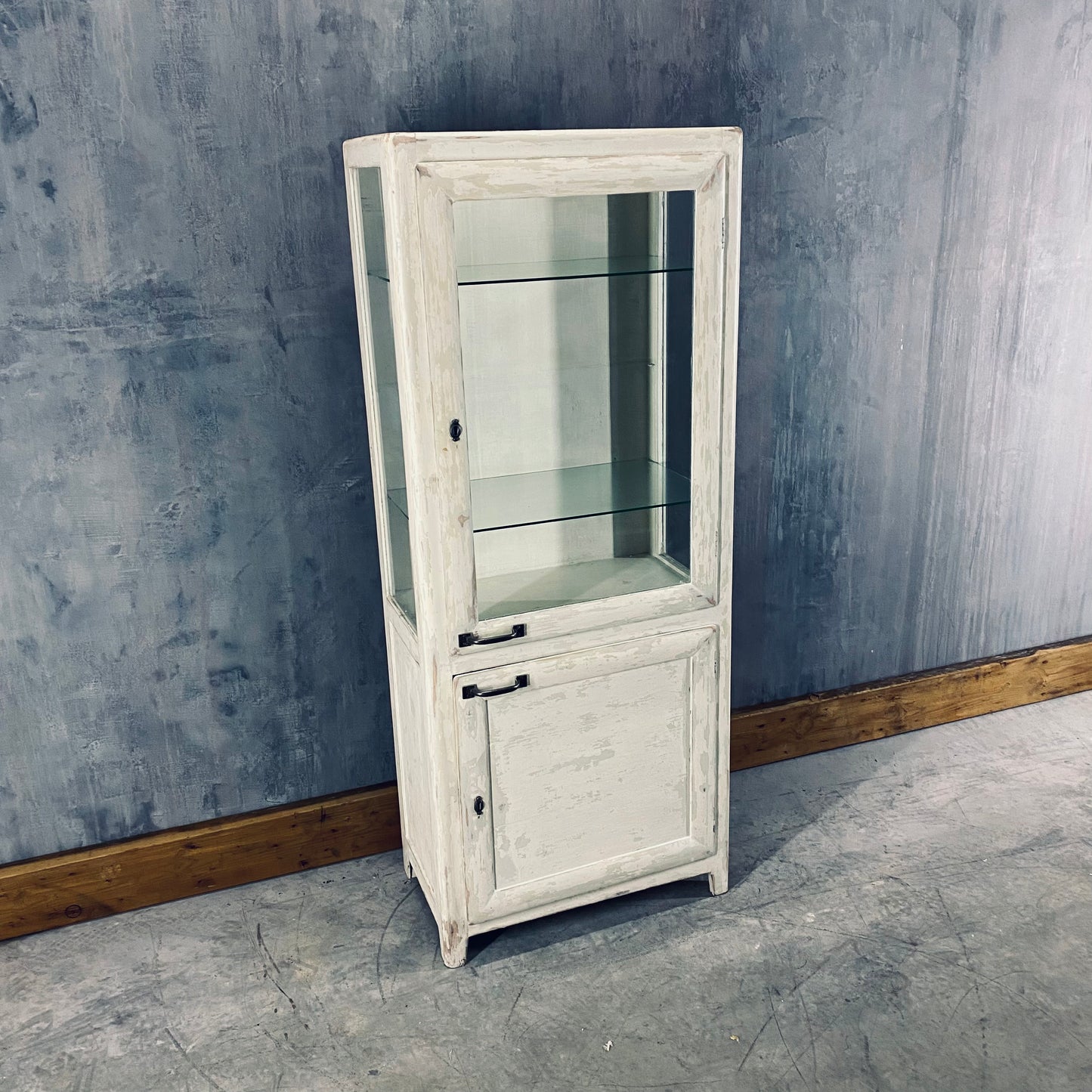 Wooden medical cabinet