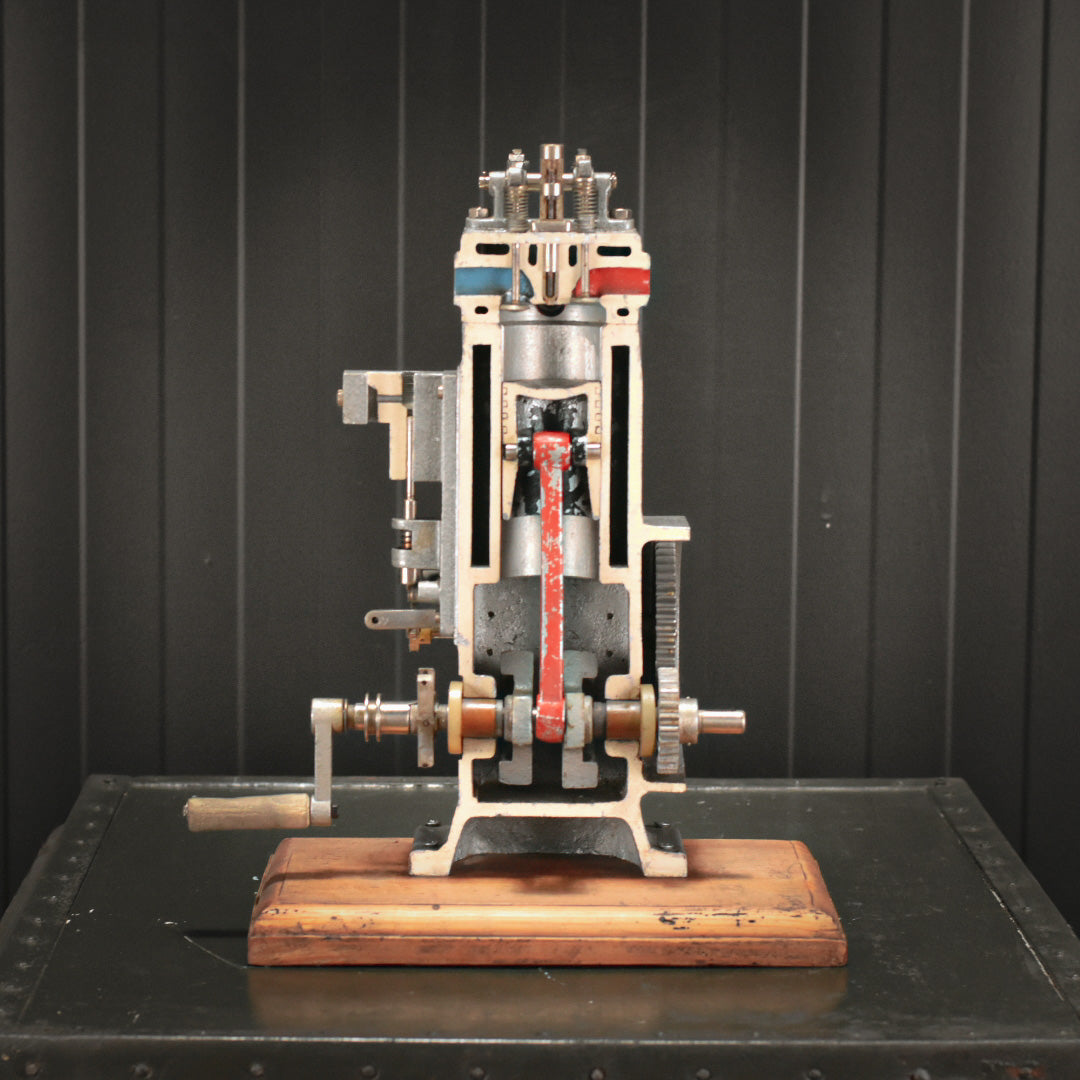 4 STROKE SINGLE CYLINDER petrol engine cutaway educational model