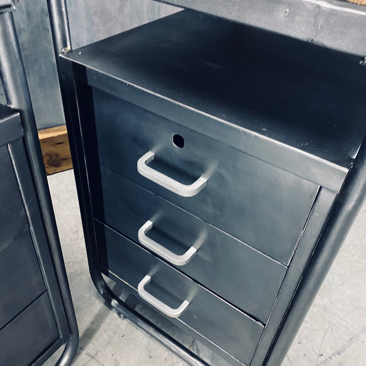 Industrial night tables / cabinets