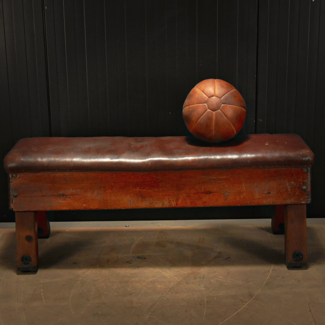 Vintage gymnastic bench 1920s