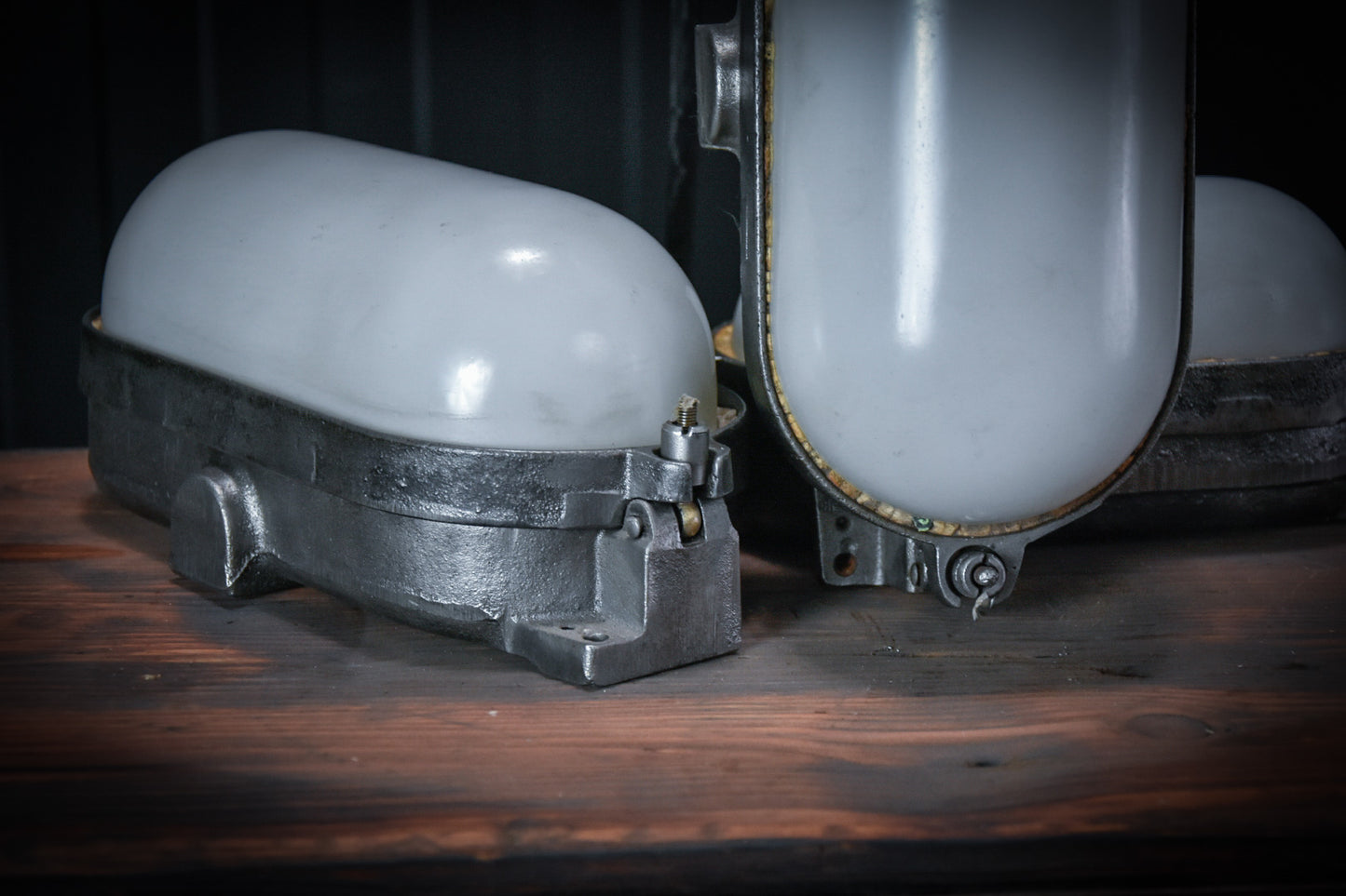 pre-war Industrial explosion proof BUNKER lamps