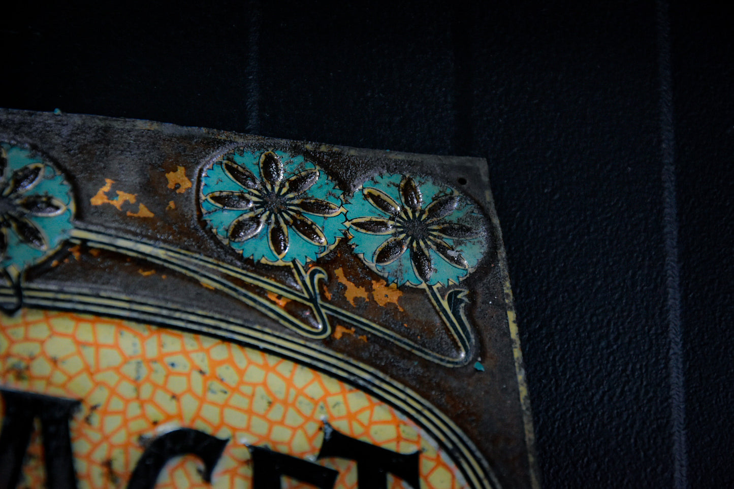 Embossed enamel ALFA LAVAL poster