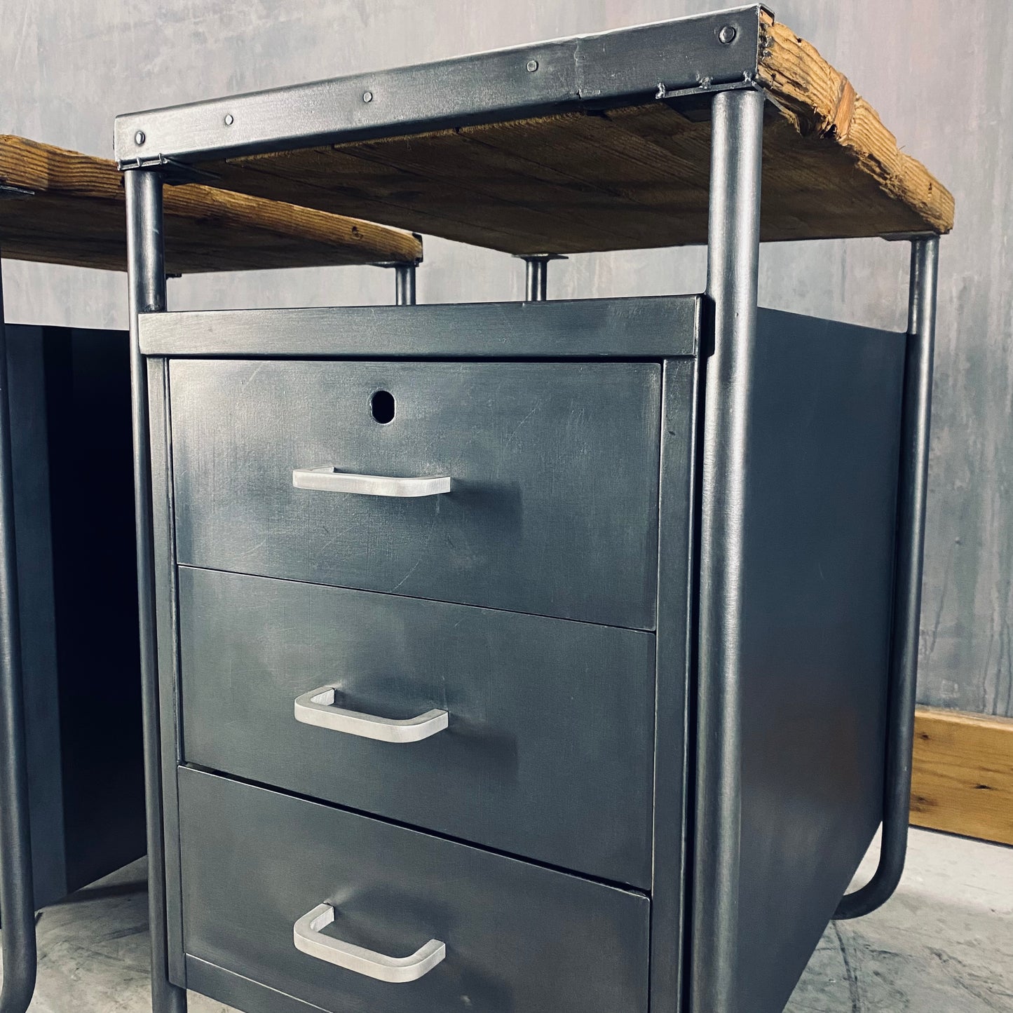 Industrial night tables / cabinets