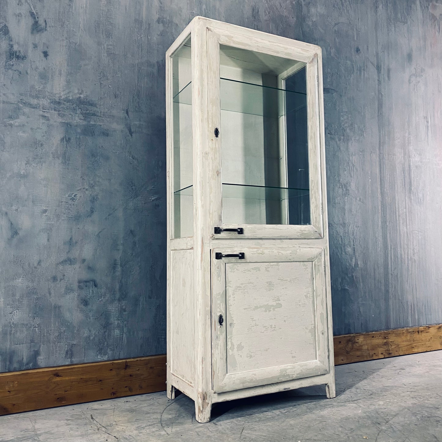 Wooden medical cabinet
