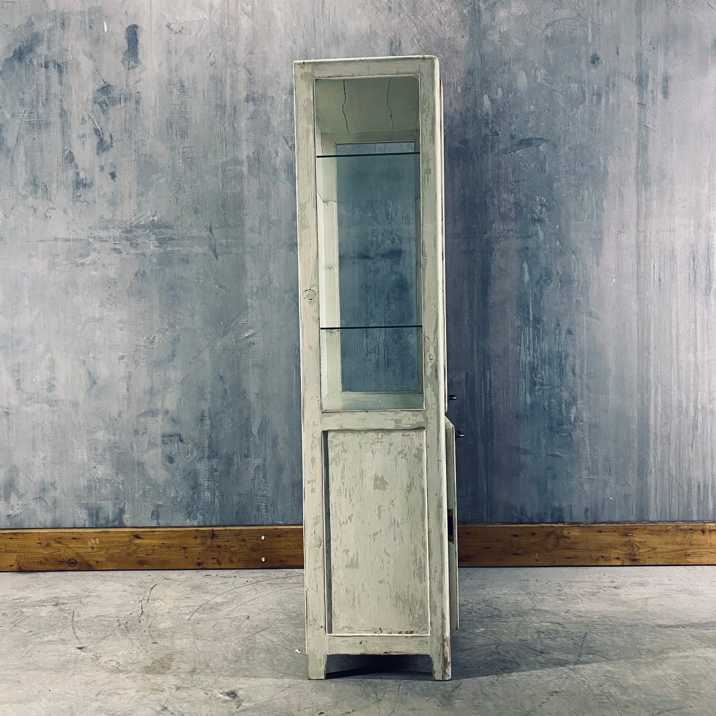 Wooden medical cabinet