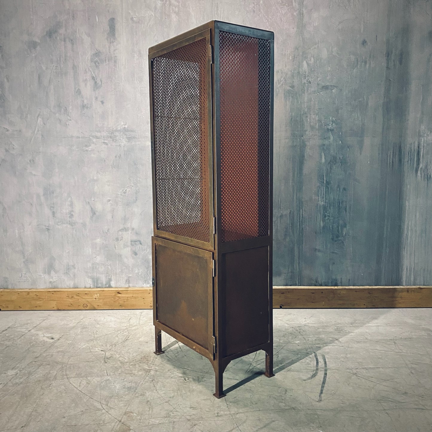 Medical or apothecary cabinet RUSTED VINTAGE