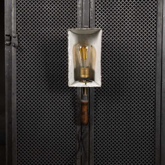 Vintage inspeksjonslampe fra 1920-tallet for ingeniører / mekanikere