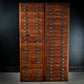 Industrial bank of drawers from Messerschmitt workshop BROWN