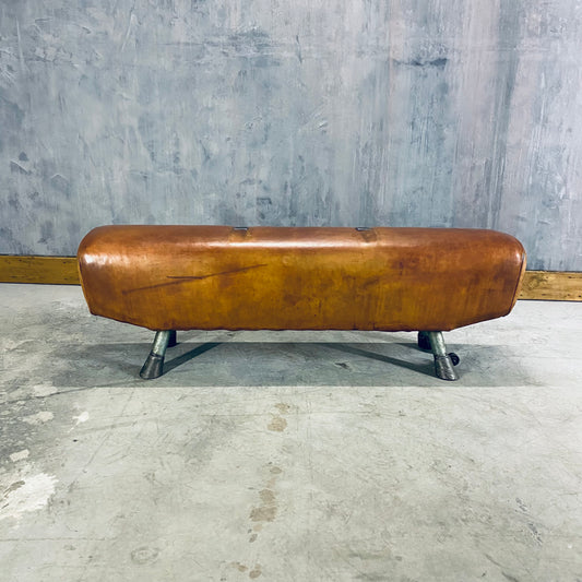 Vintage pommel horse, gymnastic horse