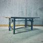 Industrial Rustik table on cast iron base