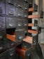 Metal workshop bank of drawers