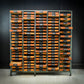 Industrial bank of drawers from Italian military workshop