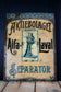 Embossed enamel ALFA LAVAL poster