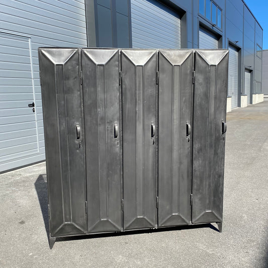 vintage 5-door SPIND metal locker