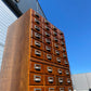 Oak filing cabinet from Prague library