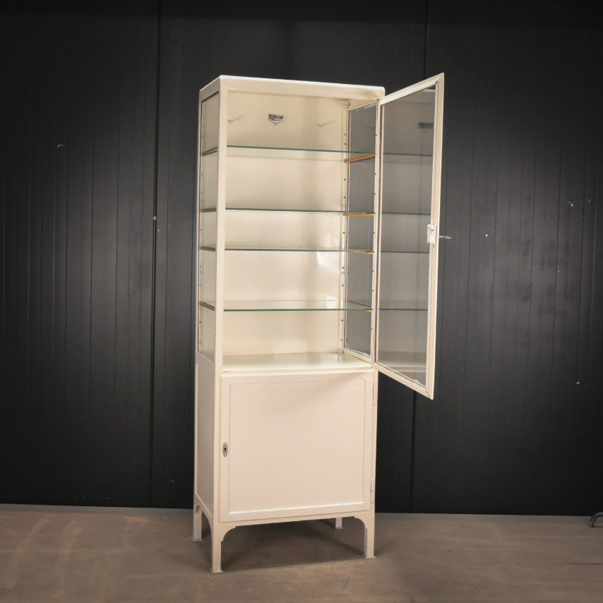 Medical Glass Apothecary Cabinet