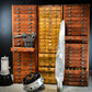 Industrial bank of drawers from Messerschmitt workshop BROWN