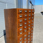 Oak filing cabinet from Prague library