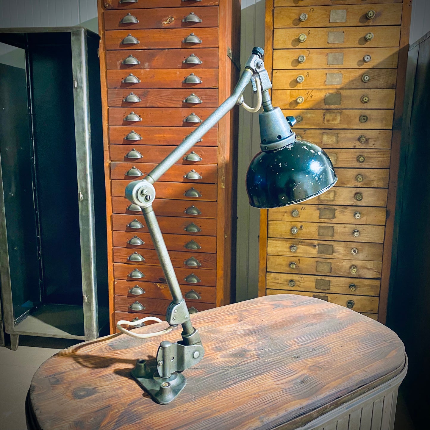 D.G.R.M Midgard Table / Desk Lamp by Curt Fischer, Circa 1930s