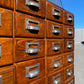 Oak filing cabinet from Prague library