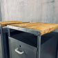 Industrial night tables / cabinets