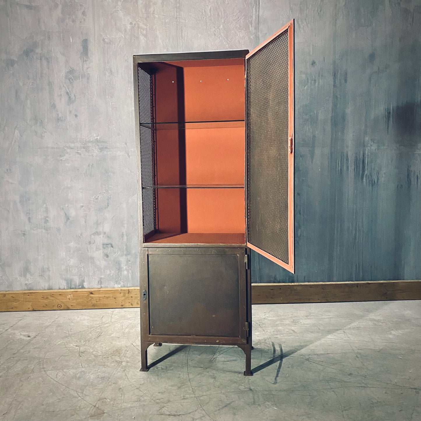 Medical or apothecary cabinet RUSTED VINTAGE