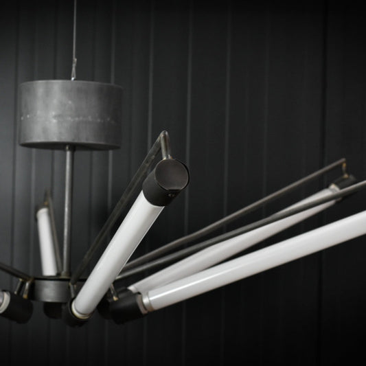 Industrial FLUORESCENT pendant lighting
