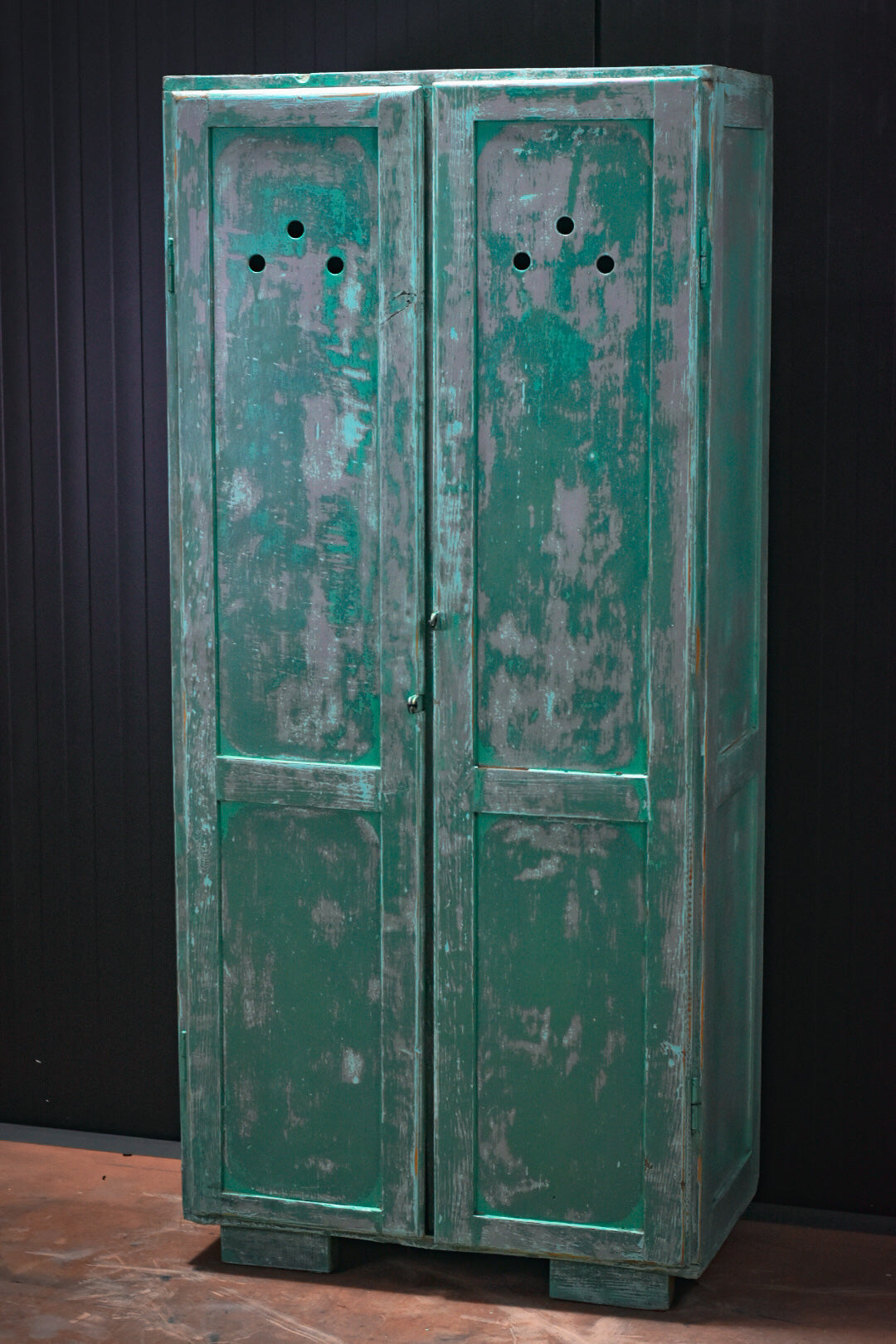 Wooden industrial lockers