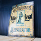 Embossed enamel ALFA LAVAL poster