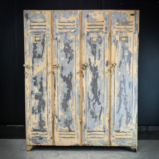 Industrial metal locker - 4 doors